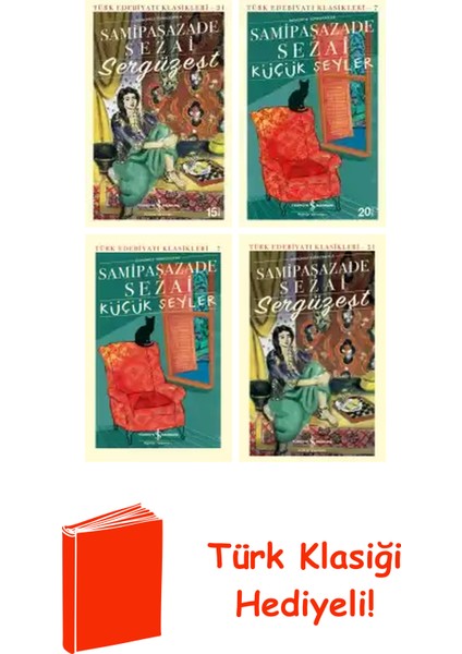 Samipaşazade Sezai 4 Kitap Seti + Türk Klasiği Hediye