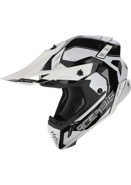 X-Track 22-06 Kask Siyah Beyaz