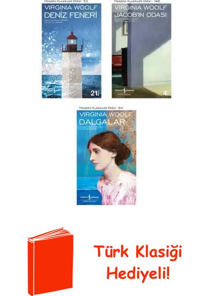 Virginia Woolf 3 Kitap Seti + Türk Klasiği Hediye
