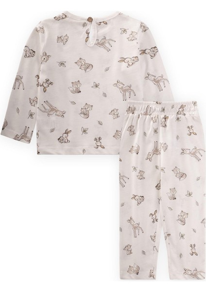 Pijama Takım 1-5 Yaş Ekru fiyatları