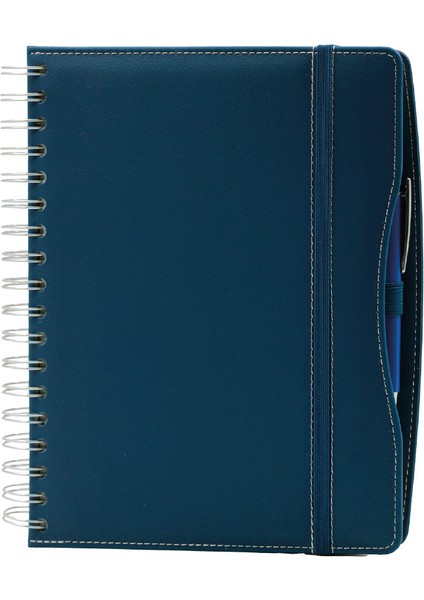 Turkuaz Termo Deri 16X24 Ajanda