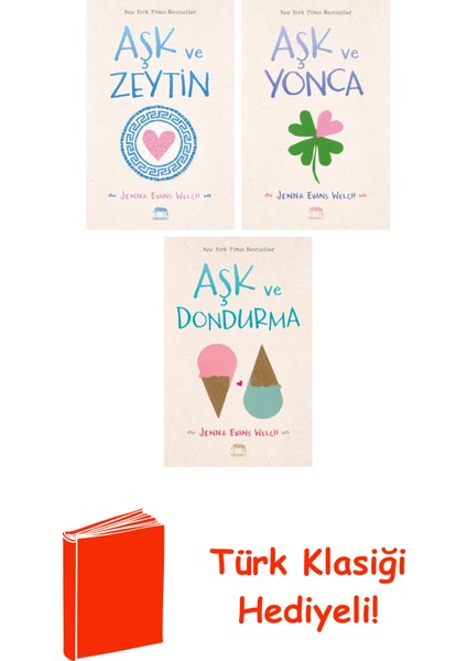 Jenna Evans Welch 3 Kitap Seti + Türk Klasiği Hediye