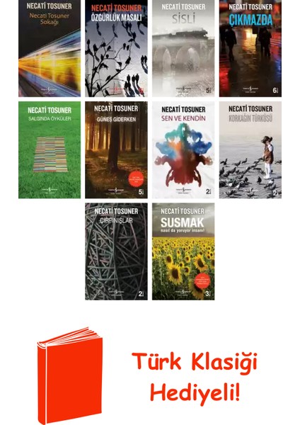 Necati Tosuner 10 Kitap Seti + Türk Klasiği Hediye