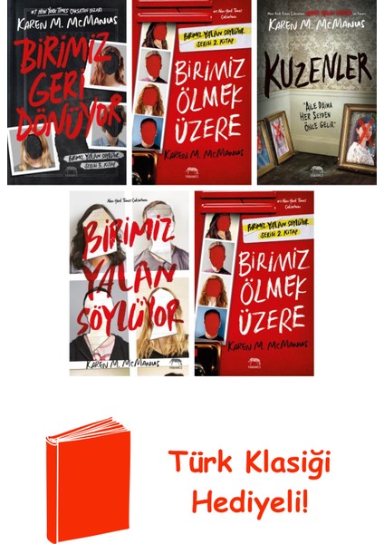 Karen M. Mcmanus 5 Kitap Seti + Türk Klasiği Hediye