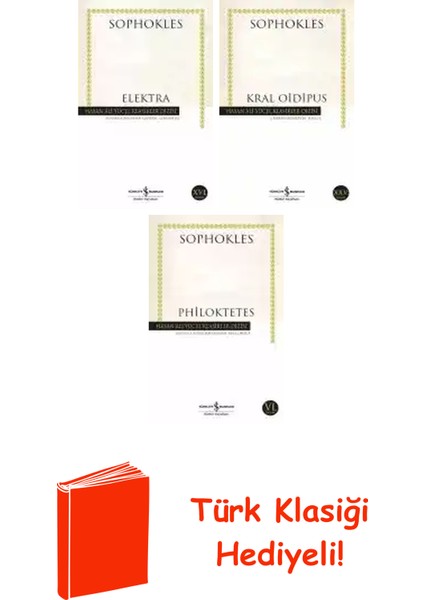 Sophokles 3 Kitap Seti + Türk Klasiği Hediye