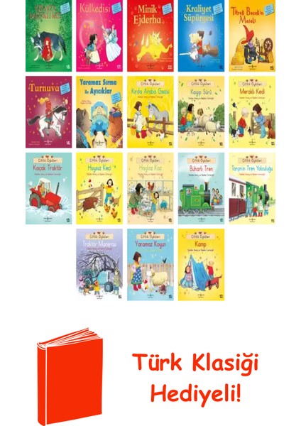 Heather Amery 18 Kitap Seti + Türk Klasiği Hediye