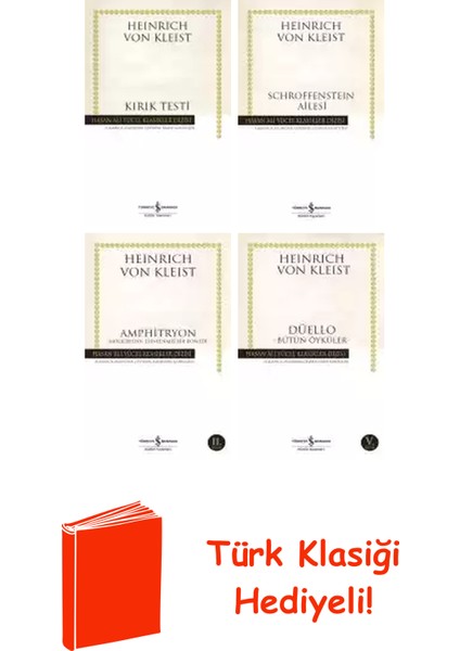 Heinrich Von Kleist 4 Kitap Seti + Türk Klasiği Hediye