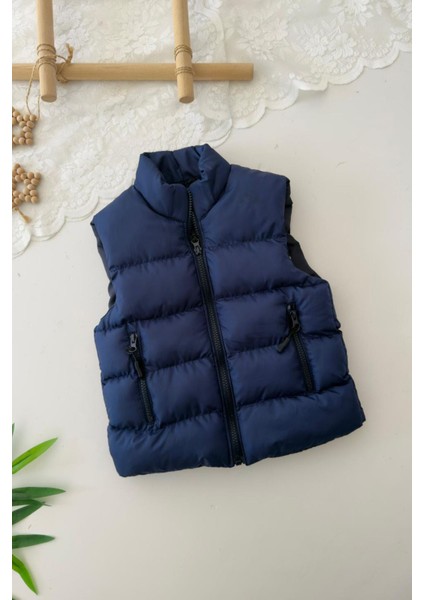 Cepli Unisex Çocuk Şişme yelek - Lacivert