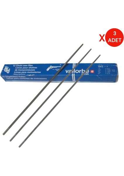 7/32'' Zincir Bileme Eğesi (5.5mm) 3 Adet