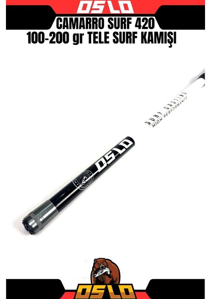 Okuma Outrax 6000 420CM 100-200GR Oslo Camarro Surf Profesyonel Sazan Kıyı Olta Takımı Seti