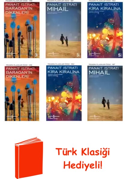 Panait Istrati 6 Kitap Seti + Türk Klasiği Hediye