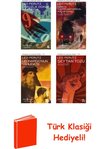Leo Perutz 4 Kitap Seti + Türk Klasiği Hediye