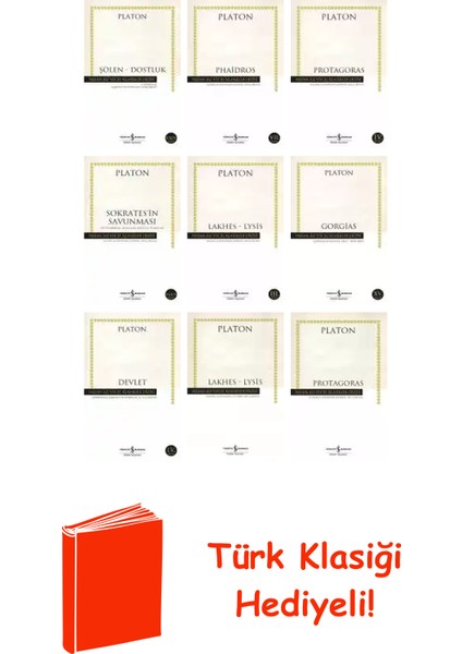 Platon 9 Kitap Seti + Türk Klasiği Hediye