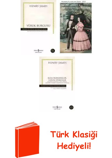 Henry James 3 Kitap Seti + Türk Klasiği Hediye
