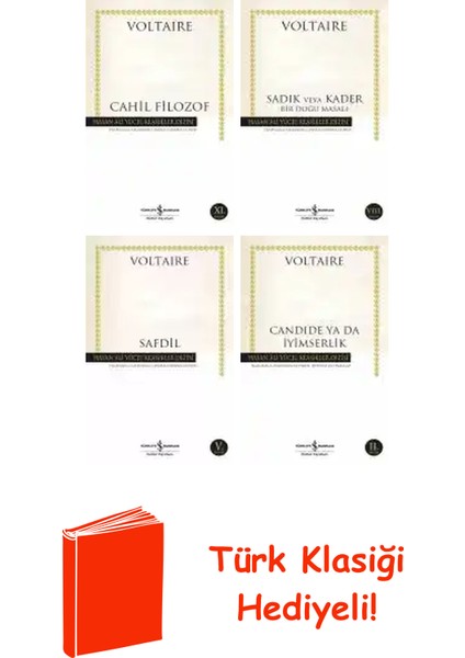 Voltaire 4 Kitap Seti + Türk Klasiği Hediye