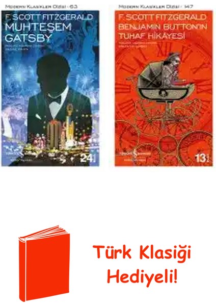 Francis Scott Fitzgerald 2 Kitap Seti + Türk Klasiği Hediye