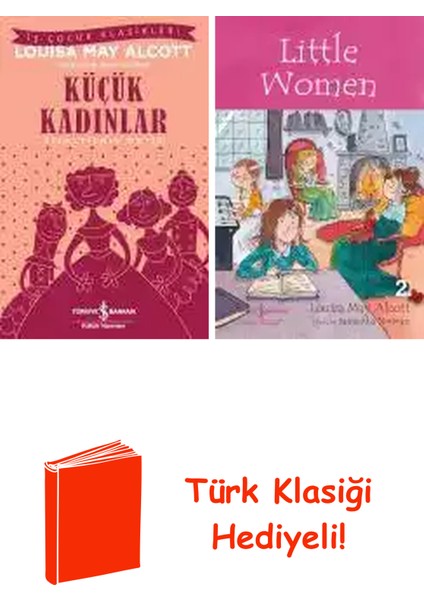 Louisa May Alcott 2 Kitap Seti + Türk Klasiği Hediye