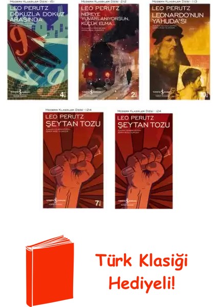 Leo Perutz 5 Kitap Seti + Türk Klasiği Hediye