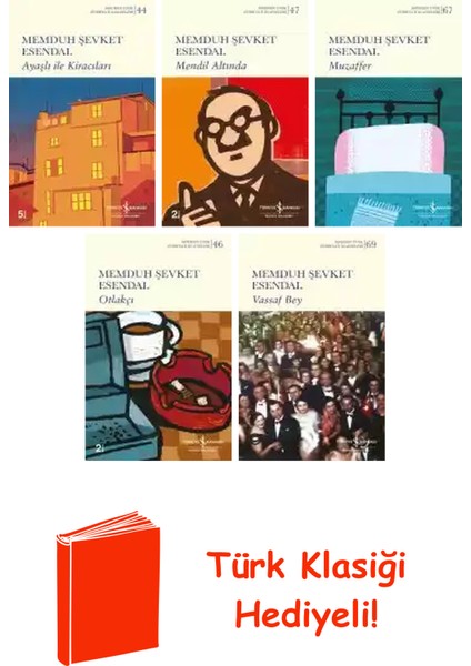 Memduh Şevket Esendal 5 Kitap Seti + Türk Klasiği Hediye