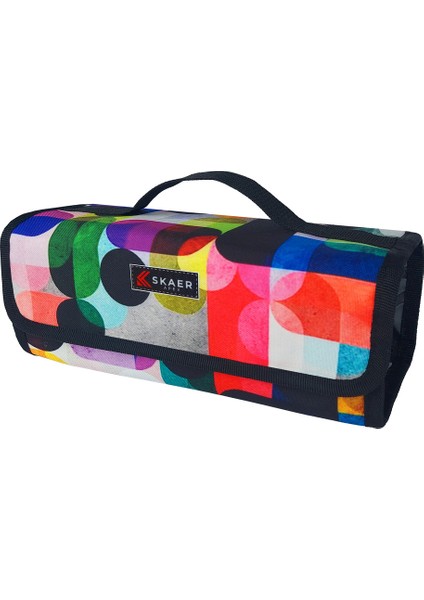 4 bölmeli kalemlik ( 4 bölmeli kalem kutusu ) puantiyeli desen 1 adet