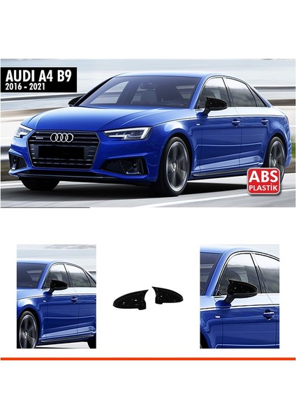 Audi A4 B9 / 2016-2021 Uyumu Batman Yarasa Ayna Kapağı
