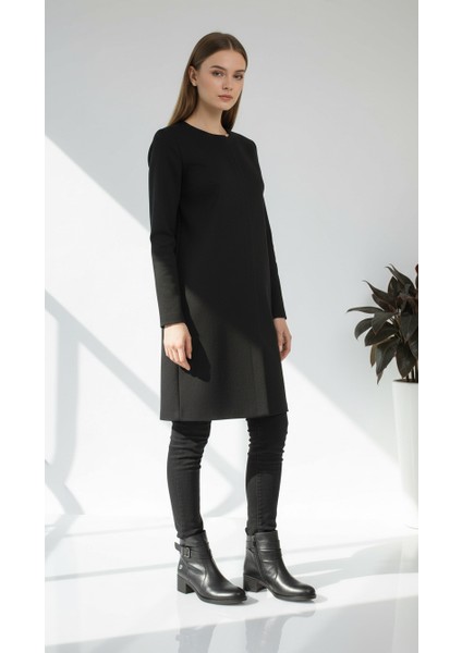 Mammimia Kadın Alçak Kalın Topuklu Klasik Tarz Ortopedik Hakiki Deri Bot M26/KB1670