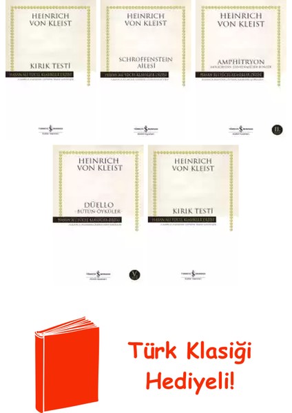 Heinrich Von Kleist 5 Kitap Seti + Türk Klasiği Hediye