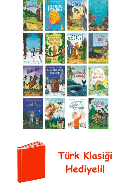 Julia Donaldson 16 Kitap Seti + Türk Klasiği Hediye