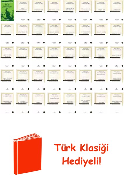 William Shakespeare 40 Kitap Seti + Türk Klasiği Hediye