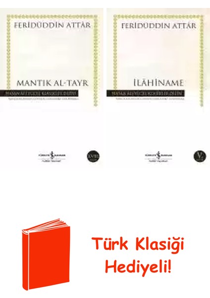 Feridüddin Attâr 2 Kitap Seti + Türk Klasiği Hediye