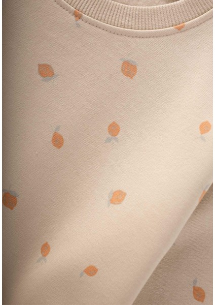 Sweatshirt Takım 1-8 Yaş Bej modelleri