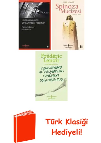 Frédéric Lenoir 3 Kitap Seti + Türk Klasiği Hediye