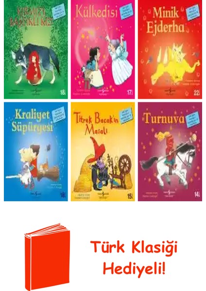 Heather Amery 6 Kitap Seti + Türk Klasiği Hediye