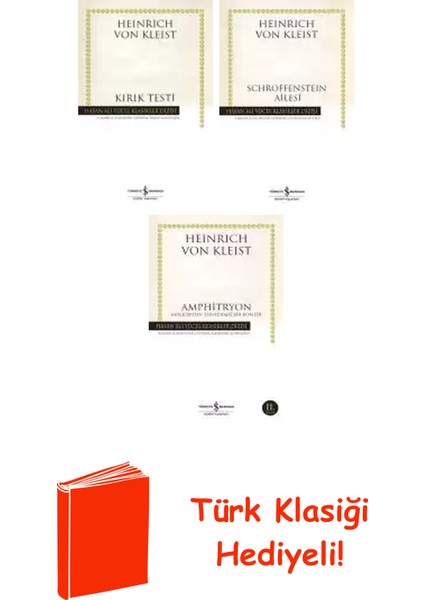 Heinrich Von Kleist 3 Kitap Seti + Türk Klasiği Hediye