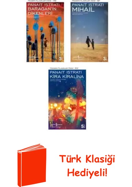 Panait Istrati 3 Kitap Seti + Türk Klasiği Hediye