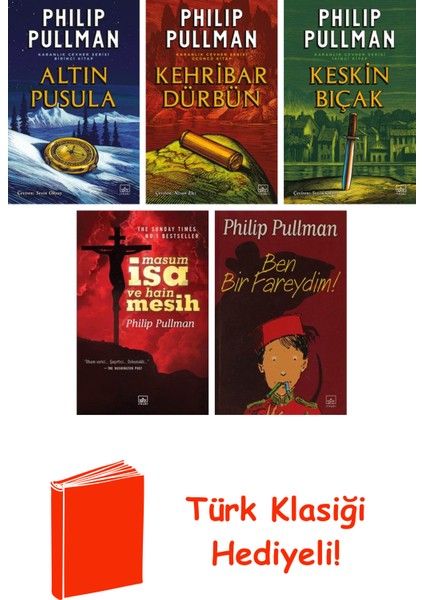 Philip Pullman 5 Kitap Seti + Türk Klasiği Hediye