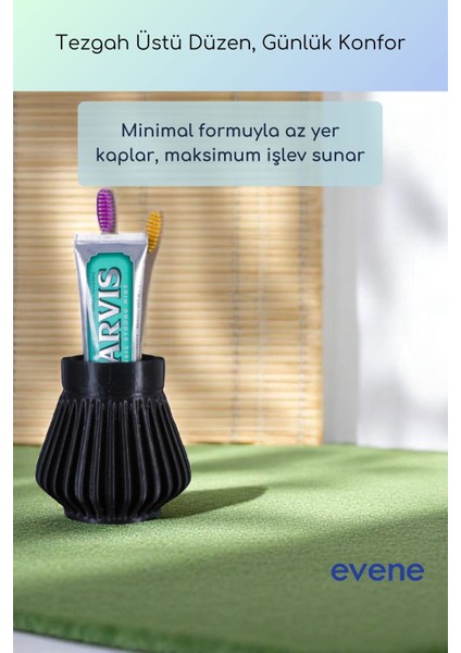 Diş Fırçalığı Diş Fırçalık Diş Fırçası Standı Diş Fırçası Tutucu Siyah Renk Model 83 fırsatları