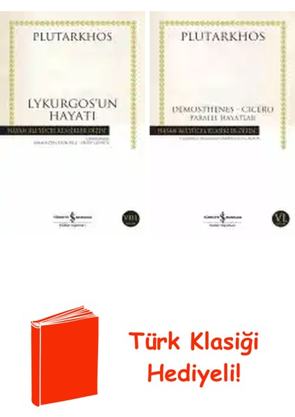 Plutarkhos 2 Kitap Seti + Türk Klasiği Hediye