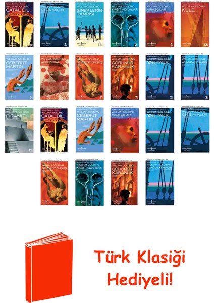 William Golding 22 Kitap Seti + Türk Klasiği Hediye
