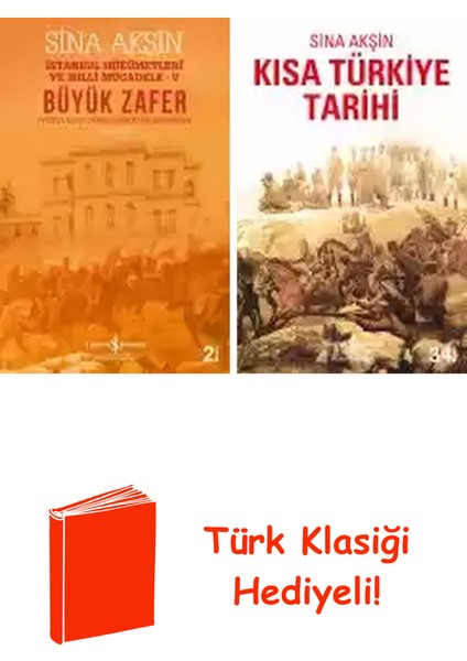 Sina Akşin 2 Kitap Seti + Türk Klasiği Hediye