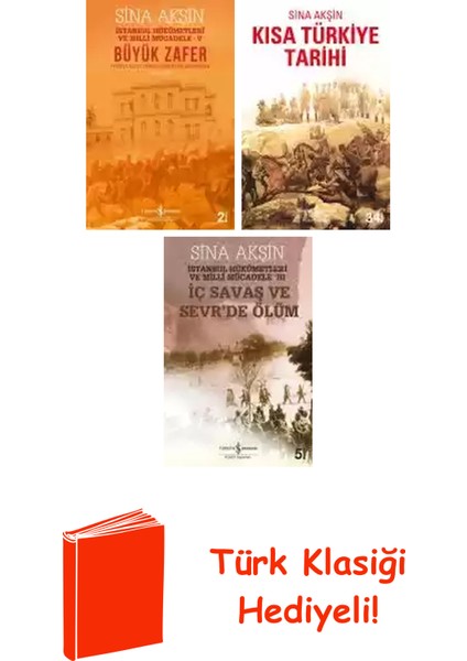 Sina Akşin 3 Kitap Seti + Türk Klasiği Hediye