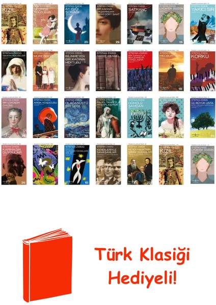 Stefan Zweig 28 Kitap Seti + Türk Klasiği Hediye