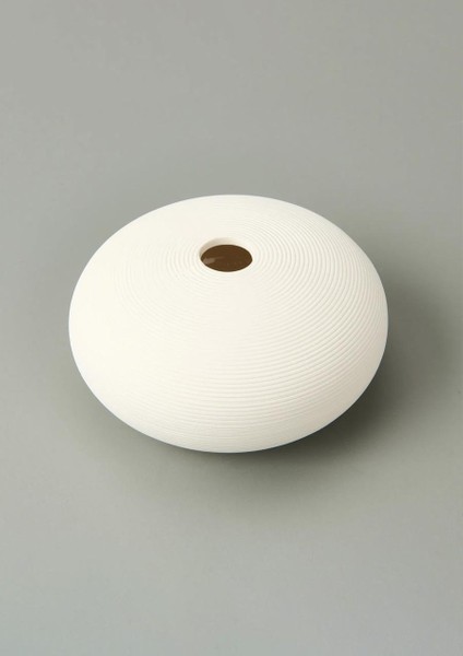 Fiona Seramik Vazo Yuvarlak, Beyaz 15X8 cm fiyatları