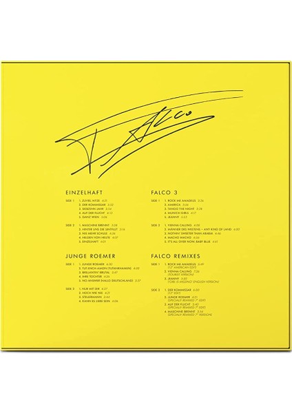 Falco - Falco - The Box - 4 Plak modelleri