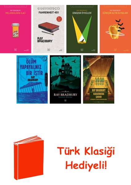 Ray Bradbury 7 Kitap Seti + Türk Klasiği Hediye