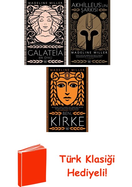 Madeline Miller 3 Kitap Seti + Türk Klasiği Hediye