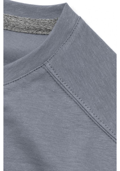 Erkek Henley Normal Kesim Düğmeli Patlı Sıfır Yaka Penye Pamuk T-Shirt