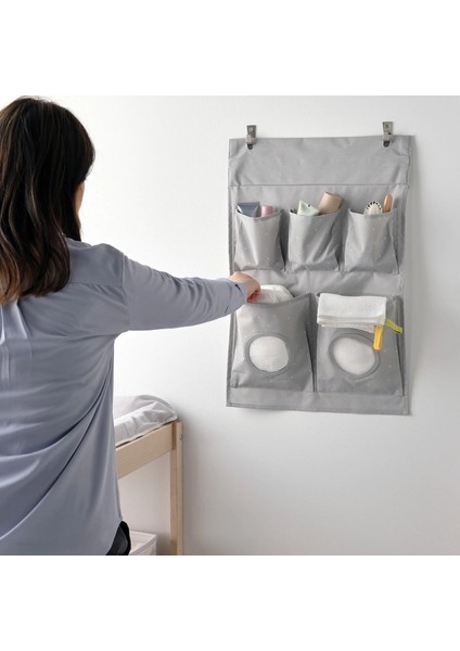 Len Asılabilir Düzenleyici Noktalı-Açık Gri 45 x 64 Cm