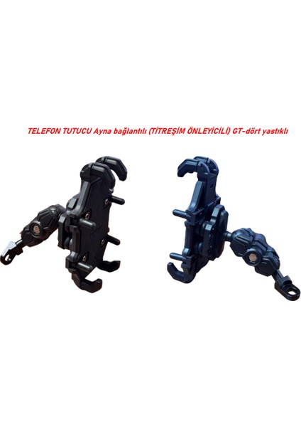 Telefon Tutucu Ayna Bağlantılı Titreşim Önleyici