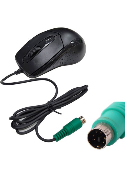 Ps/2 Optik Kablolu Mouse Pc Için Eski Yuvarlak Girişli Ps2 Mouse modelleri